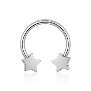 Golden Starry Star-shaped Nose Ring Clicker 20G / 18G / 16G