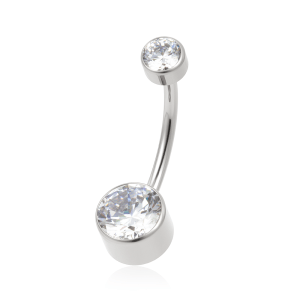 belly button rings for women hypoallergenic flat back belly button ring 8mm/10mm/12mm/14mm