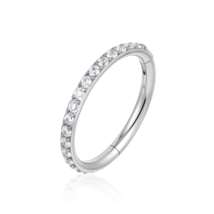 ASTM F-136 Titanium Clicker Nose Piercing (Implant Grade)