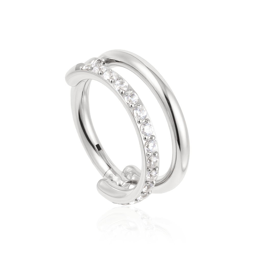 2 Golden Starry Hoop / Clicker / Seamless ASTM F-136 Titanium (Implant Grade) - Image 3