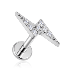 CZ Dangle Rook Earring Vertical Labret Jewelry Cartilage Earring Gifts