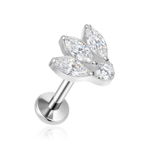 hypoallergenic earring for multiple piercing, premium cubic zirconia studs earrings