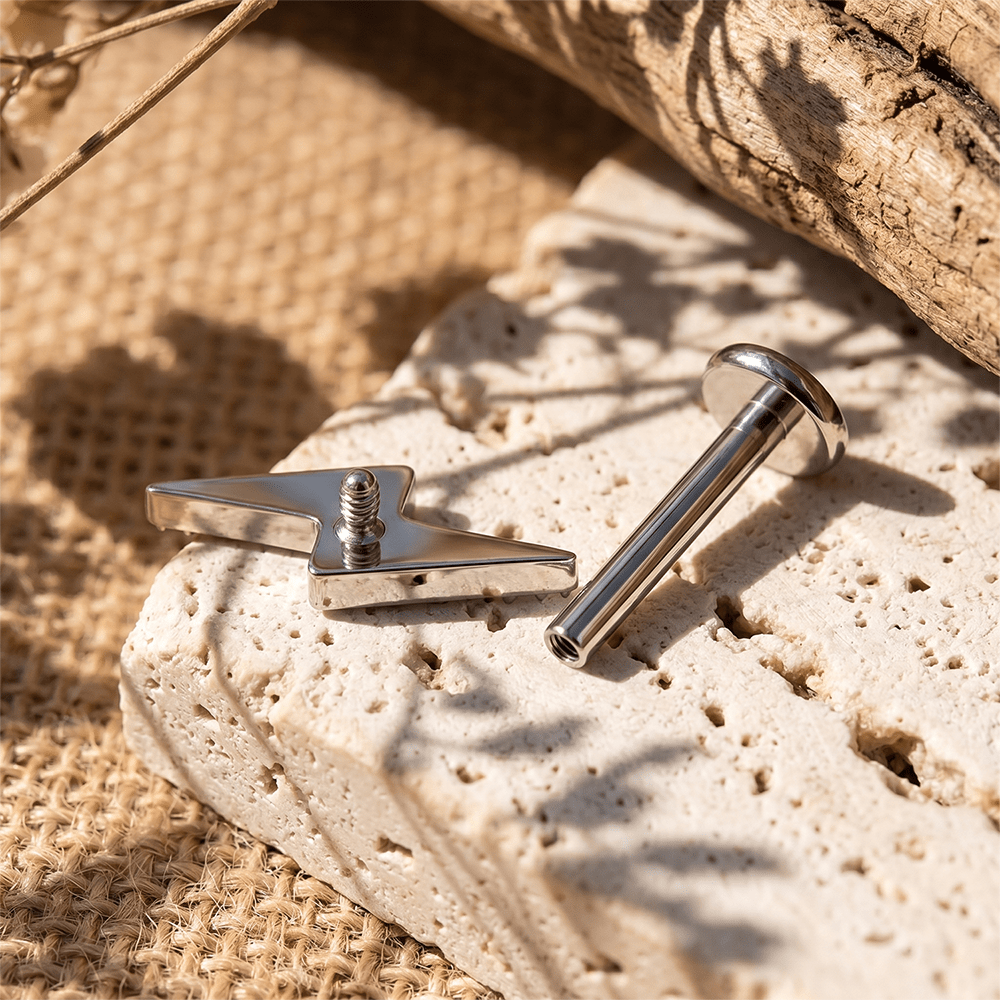 CZ Dangle Rook Earring Vertical Labret Jewelry Cartilage Earring Gifts - Image 5
